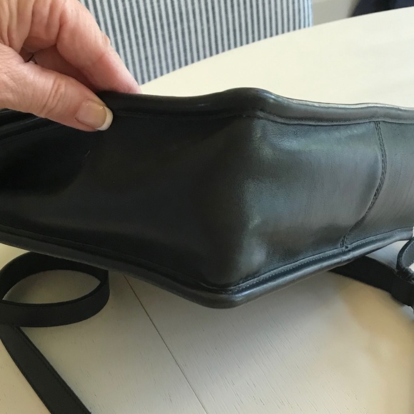 VINTAGE COACH BLACK WILLIS BAG - Picture 14 of 16